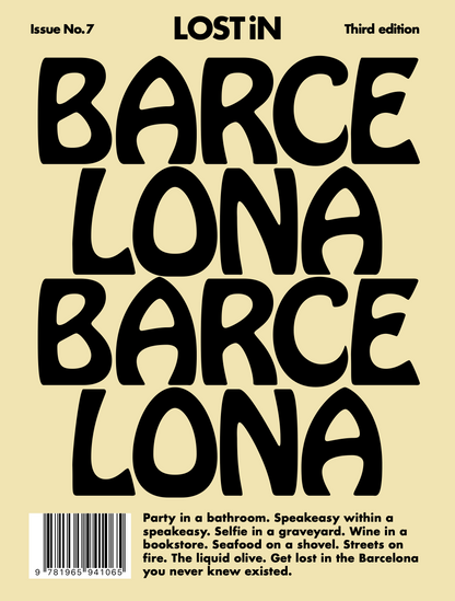 LOST iN Barcelona guide cover, Issue No. 7, third edition